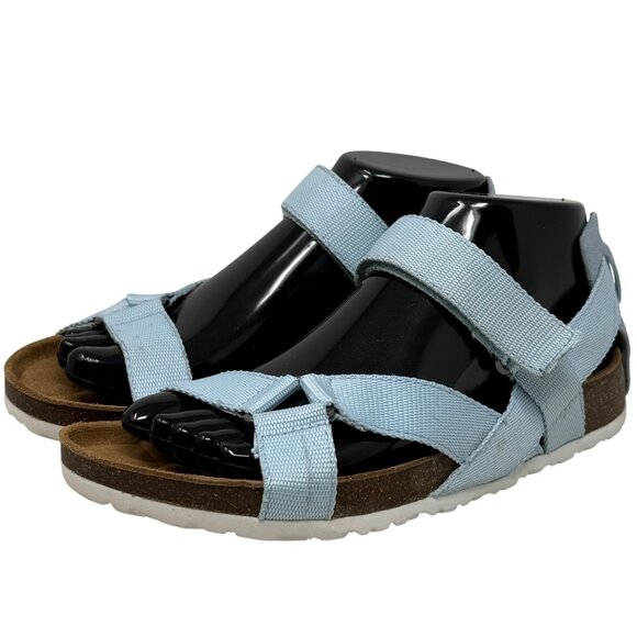 Design Lab Wialla Sandals Adjustable Fabric Straps Light Blue Size Size 7.5 - Picture 2 of 12